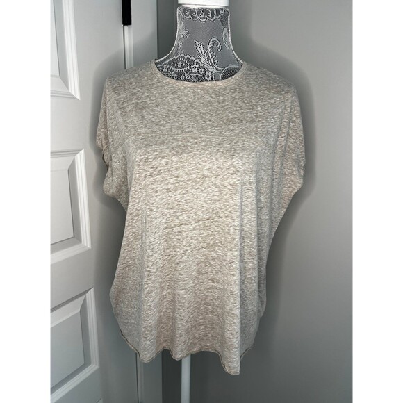 Victoria’s Secret Heathered Tan Shirt Top Womens Size Small S - Picture 5 of 10